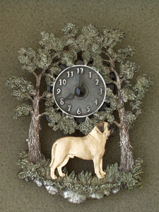 Mastiff - Wall Clock metal