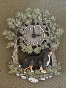Bernese Mountain Dog - Wall Clock metal