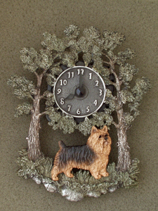 Australian Terrier - Wall Clock metal