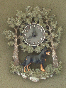 Beauceron - Wall Clock metal