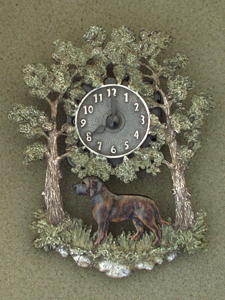 Hanoverian Hound - Wall Clock metal