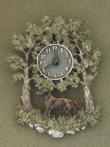 Bavarian Mountain Hound - Wall Clock metal