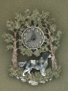 Münsterländer Large - Wall Clock metal